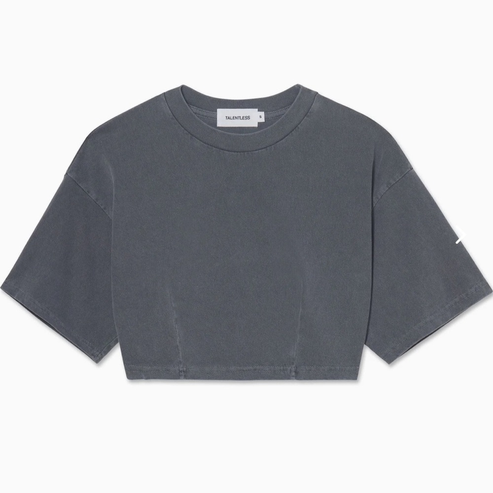 Talentless Women’s Crop Darted Tee